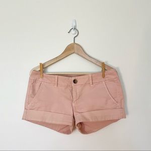 AMERICAN EAGLE Powder Pink Cotton Shorts